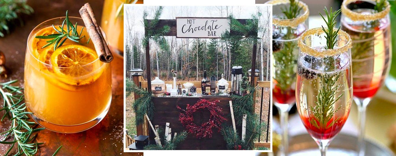 Winter Wedding Drinks