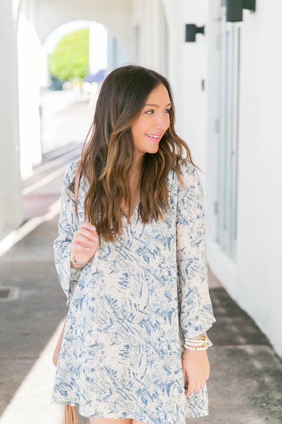 lush-dress-bellsleeve