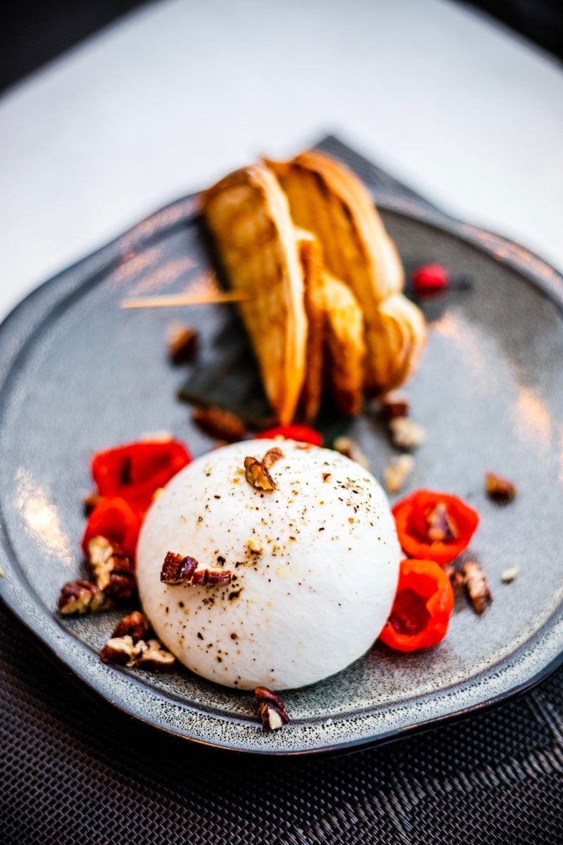 Burrata at ArtBar Cambridge - The Most Charming Riverfront Hotel: Royal Sonesta Boston featured by popular DC Travel Blogger, Alicia Tenise