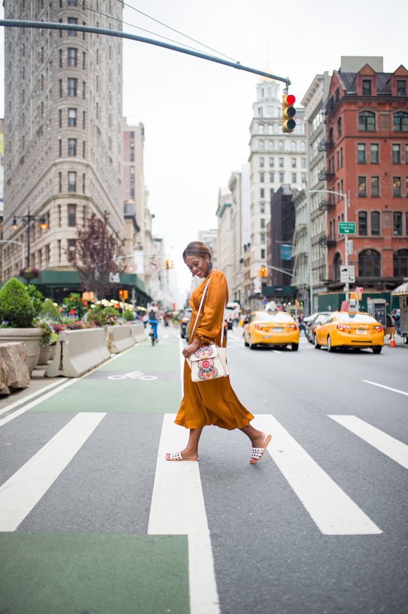 & Other Stories Jacquard Empire Midi Dress | Why I'm Never Joining a Gym Again featured by top Virginia lifestyle blog Alicia Tenise
