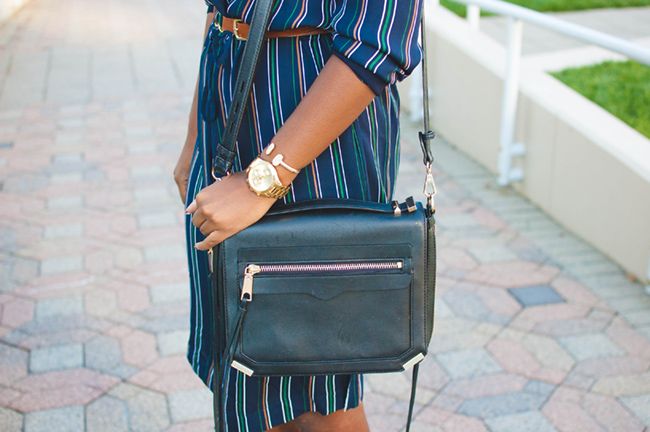 reddz trading, georgetown blogger crawl, theory striped shirtdress, dc consignment shops