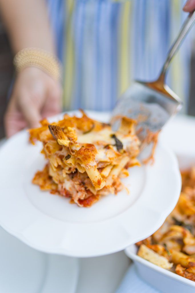 Easy to make chicken parmesan casserole