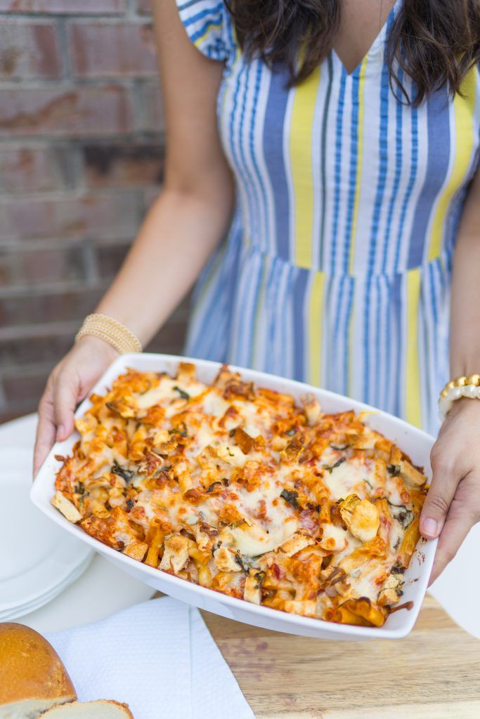 Easy to make dinner idea: chicken parm baked ziti