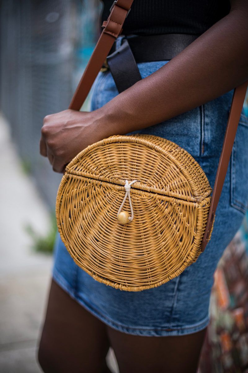 Circle Wicker Bag - Why Your Favorite Piece to Wear in High School is Making a Comeback featured by popular DC style blogger, Alicia Tenise
