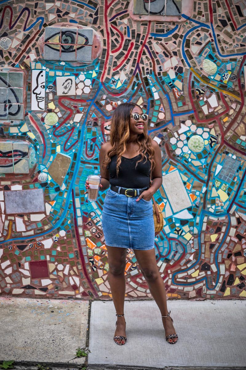 And Other Stories Denim Mini Skirt - Why Your Favorite Piece to Wear in High School is Making a Comeback featured by popular DC style blogger, Alicia Tenise