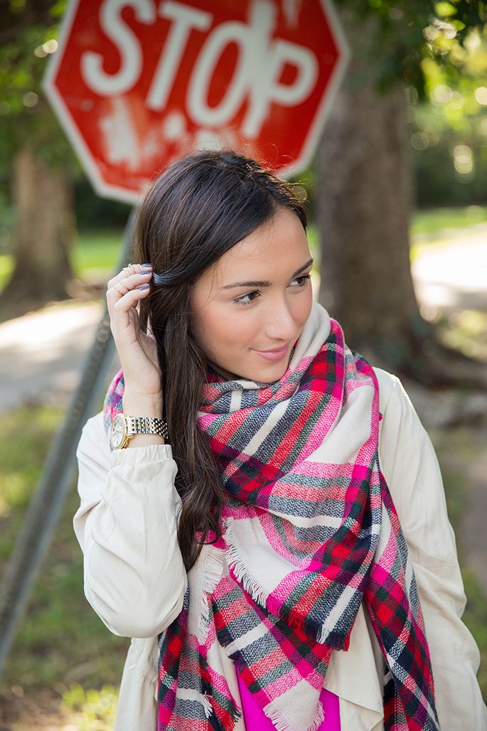 plaid+scarf