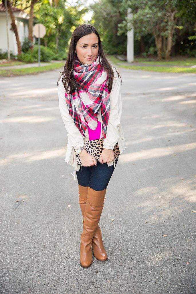 plaid+blanket+scarf