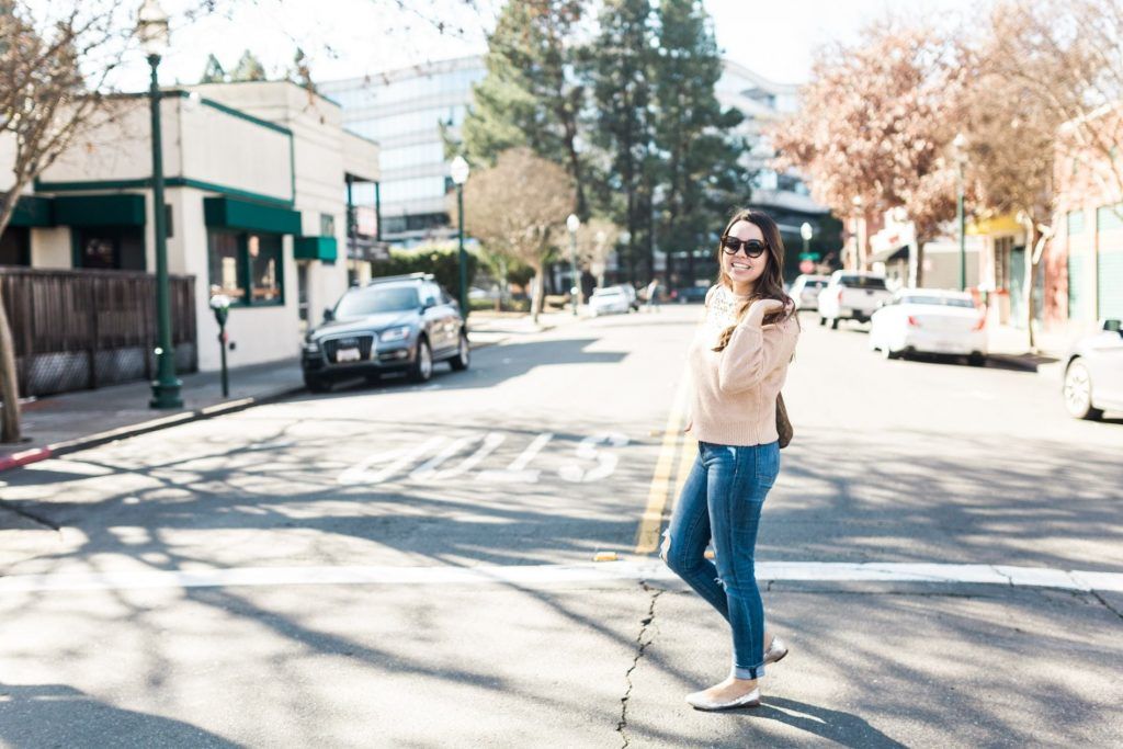 Casual weekend out, Chloe flats