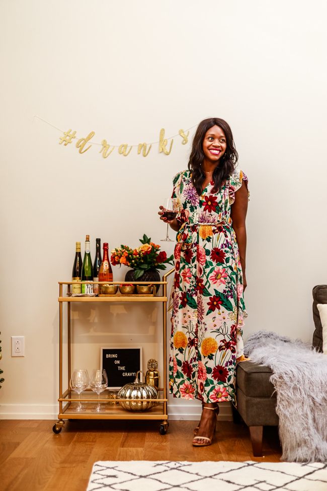 Free People Dana Maxi Dress - Two Thanksgiving Outfit Ideas by Washington DC fashion blogger Alicia Tenise