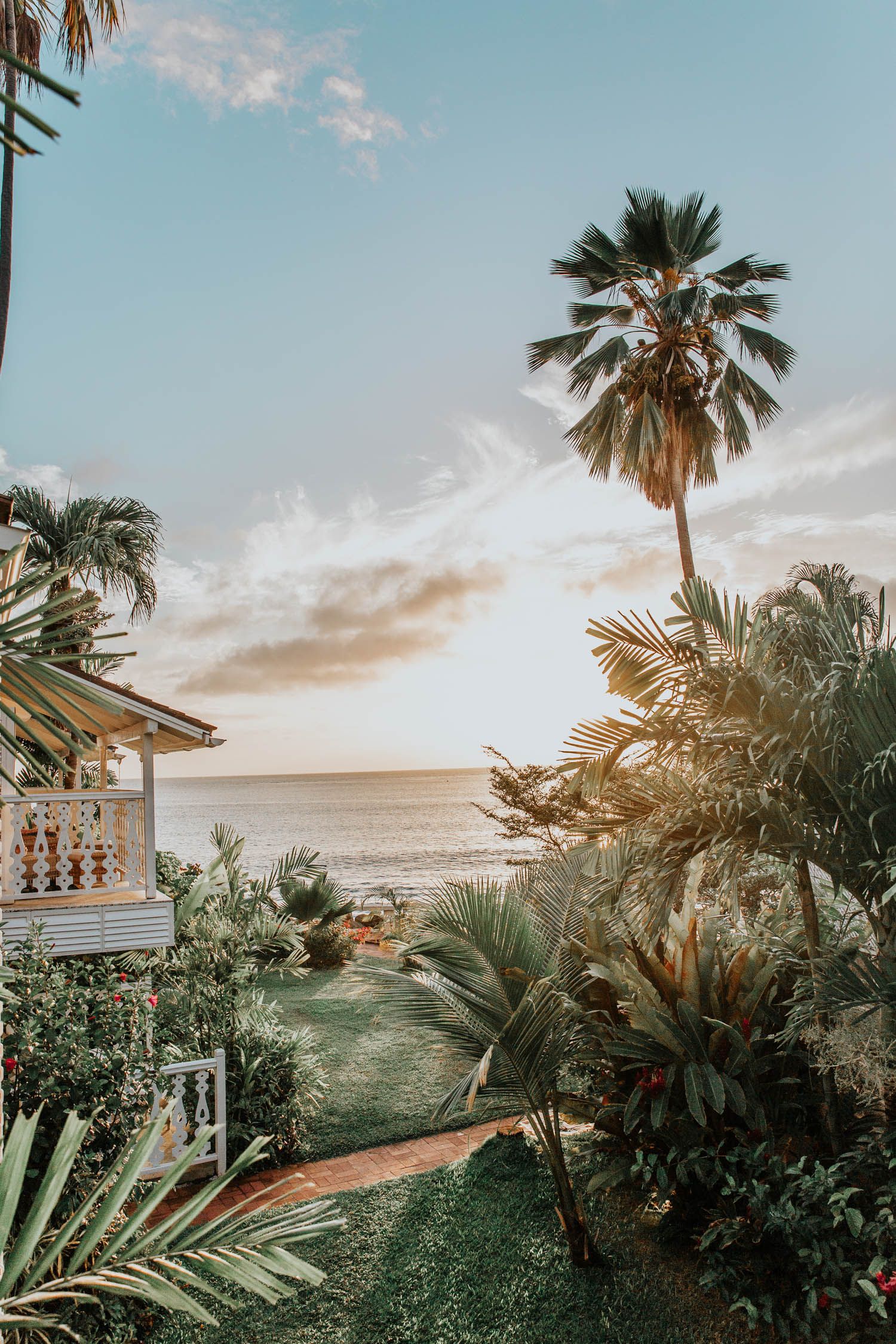 barbados sunset, cobbler's cove luxury boutique hotel