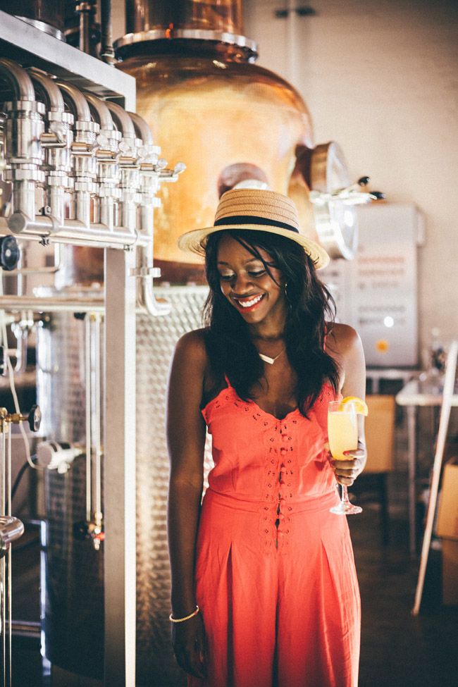 Travel Blogger Alicia Tenise at Lula Distillery in New Orleans - 7 New Orleans Restaurants featured by popular DC travel blogger, Alicia Tenise