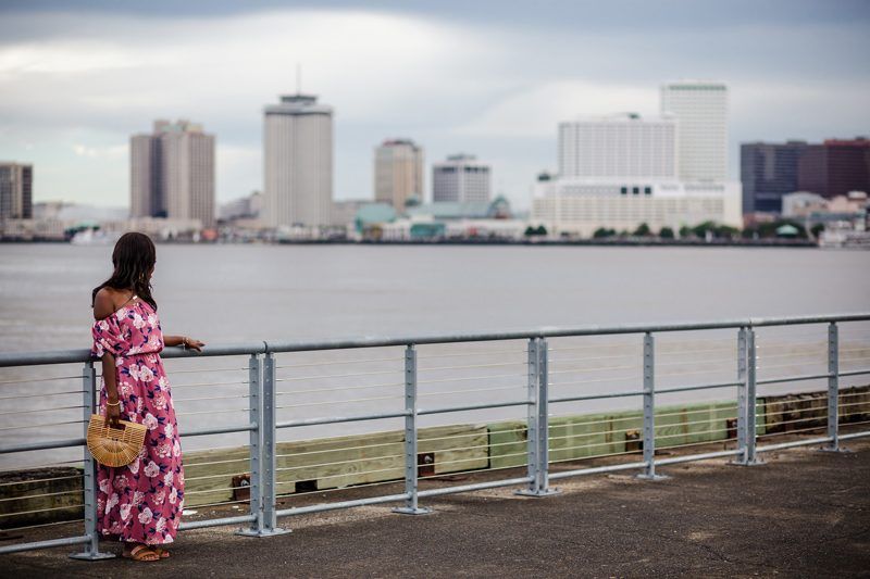Top Things to Do in Bywater New Orleans featured by top US travel blogger, Alicia Tenise: visit Crescent Park in New Orleans