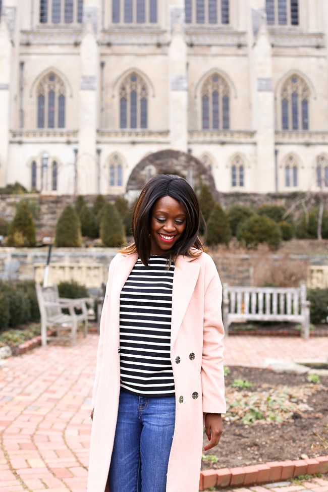 Affordable Blush Coat