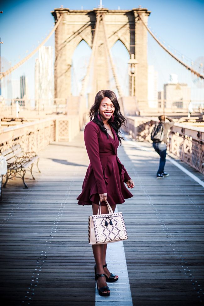 Melissa Mar Platform Sandal, What to Wear to New York Fashion Week, Brooklyn Bridge Blog Photoshoot