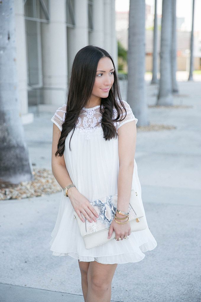 white-pleated-dress