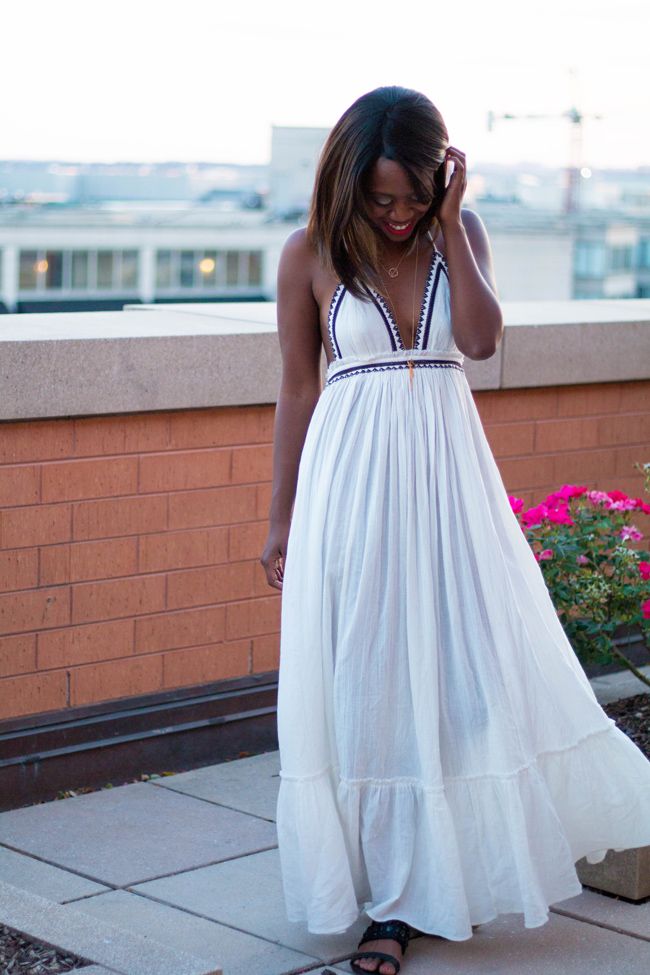 northern virginia style blog, what to wear to a rooftop party, woc blogger