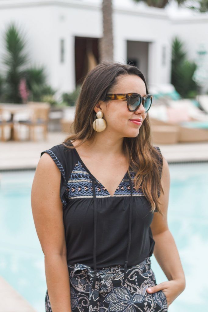 Lisi Lerch gold disc earrings | Adored by Alex