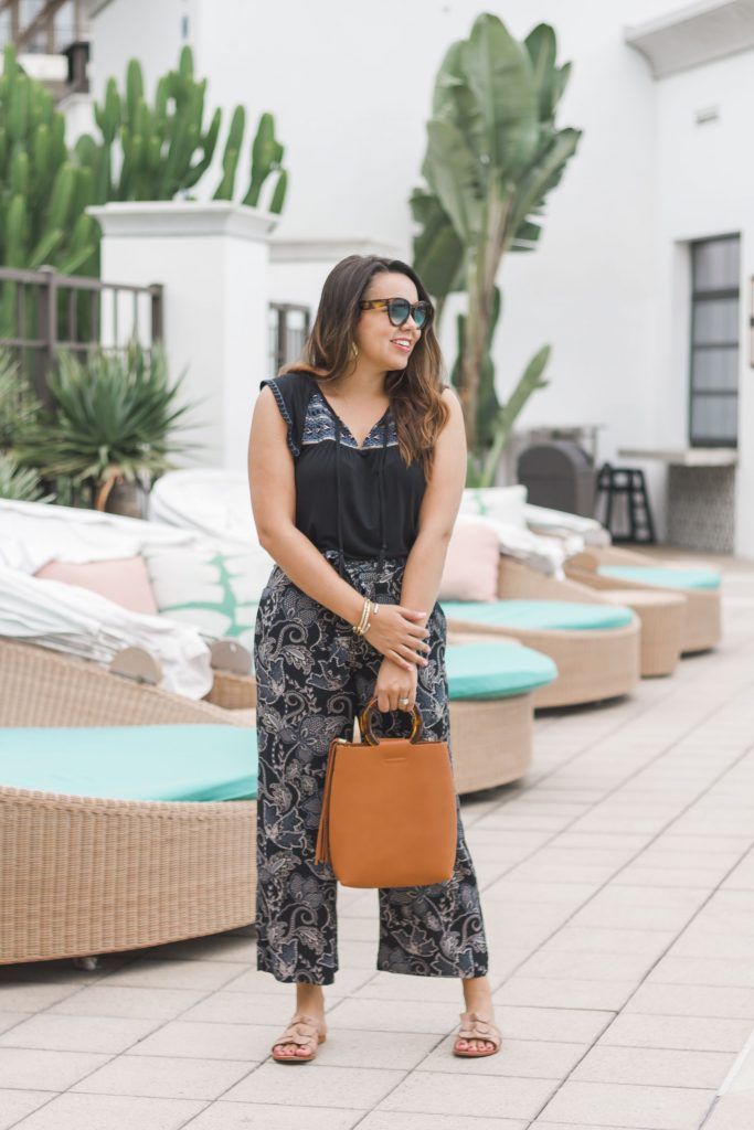Sanctuary Clothing outfit, printed pants | adored by alex