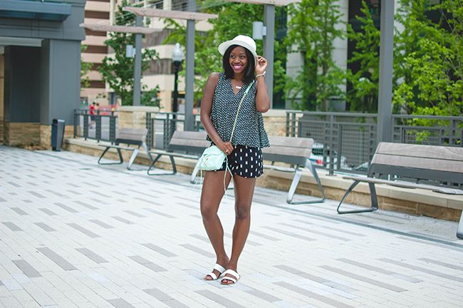 madewell overlay romper, how to mix prints, dc blogger, woc blog, panama hat, mac flat out fabulous