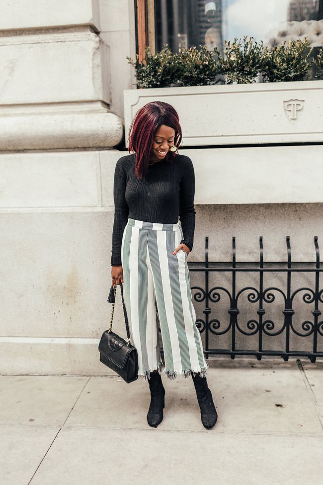 Kerisma Elm Lightweight Crop Pullover Sweater, Tory Burch Fleming Bag, D.C. Fashion Blogger