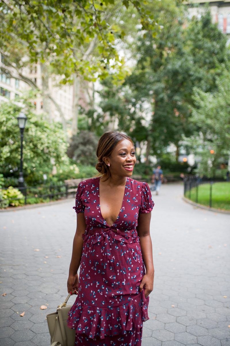 What to Wear to a Fall Wedding | WAYF Lavina Cutout Maxi Dress | My Go-To Fall Date Night Dress from Shopbop featured by popular Virginia fashion blogger Alicia Tenise