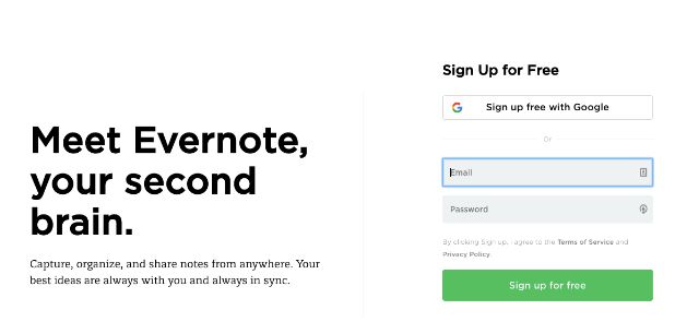 Evernote-berichten