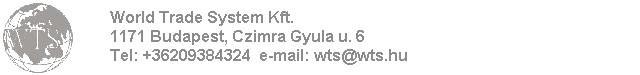 World Trade System Budapest irodaszer, papír írószer, iskolaszer és számológép webáruház és nagykereskedés 1171 Budapest, Czimra Gyula utca 6