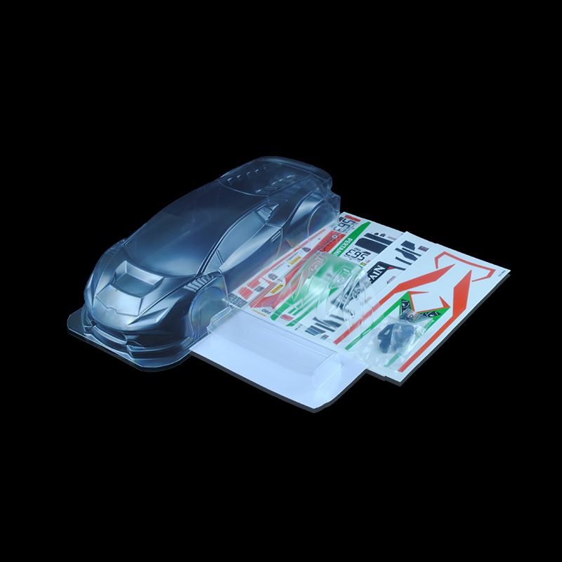 1/10 Lexan Clear RC Car Body Shell for Lamborghini Huracan GT3