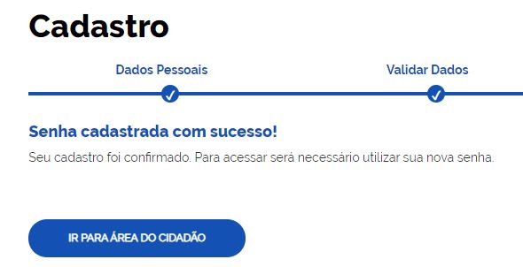 CDAM: como criar uma conta