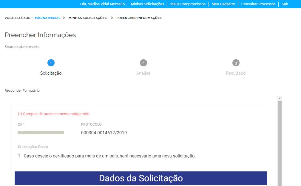 PB-4: como solicitar o certificado on-line (via internet)