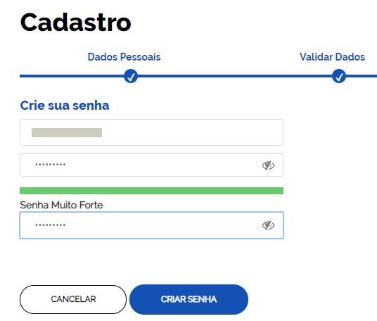 CDAM: como criar uma conta