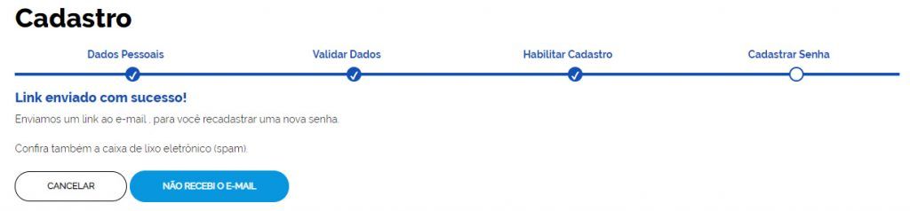 CDAM: como criar uma conta