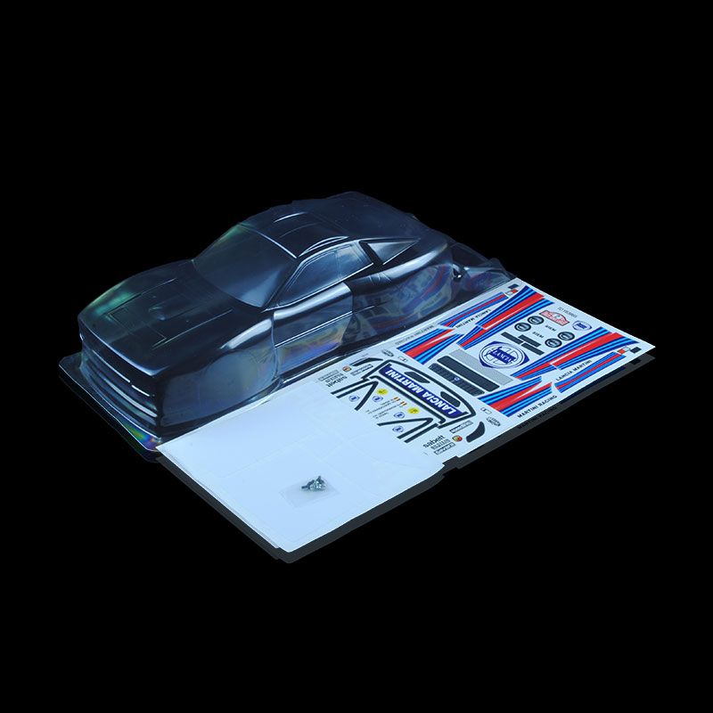 Lancia 037 Rally 1/10 ラジコンキット 1/10 Lexan Clear RC Car Body Shell for LANCIA 037 RALLY