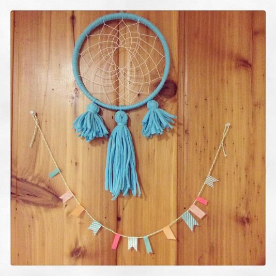 Blue Jersey Dreamcatcher