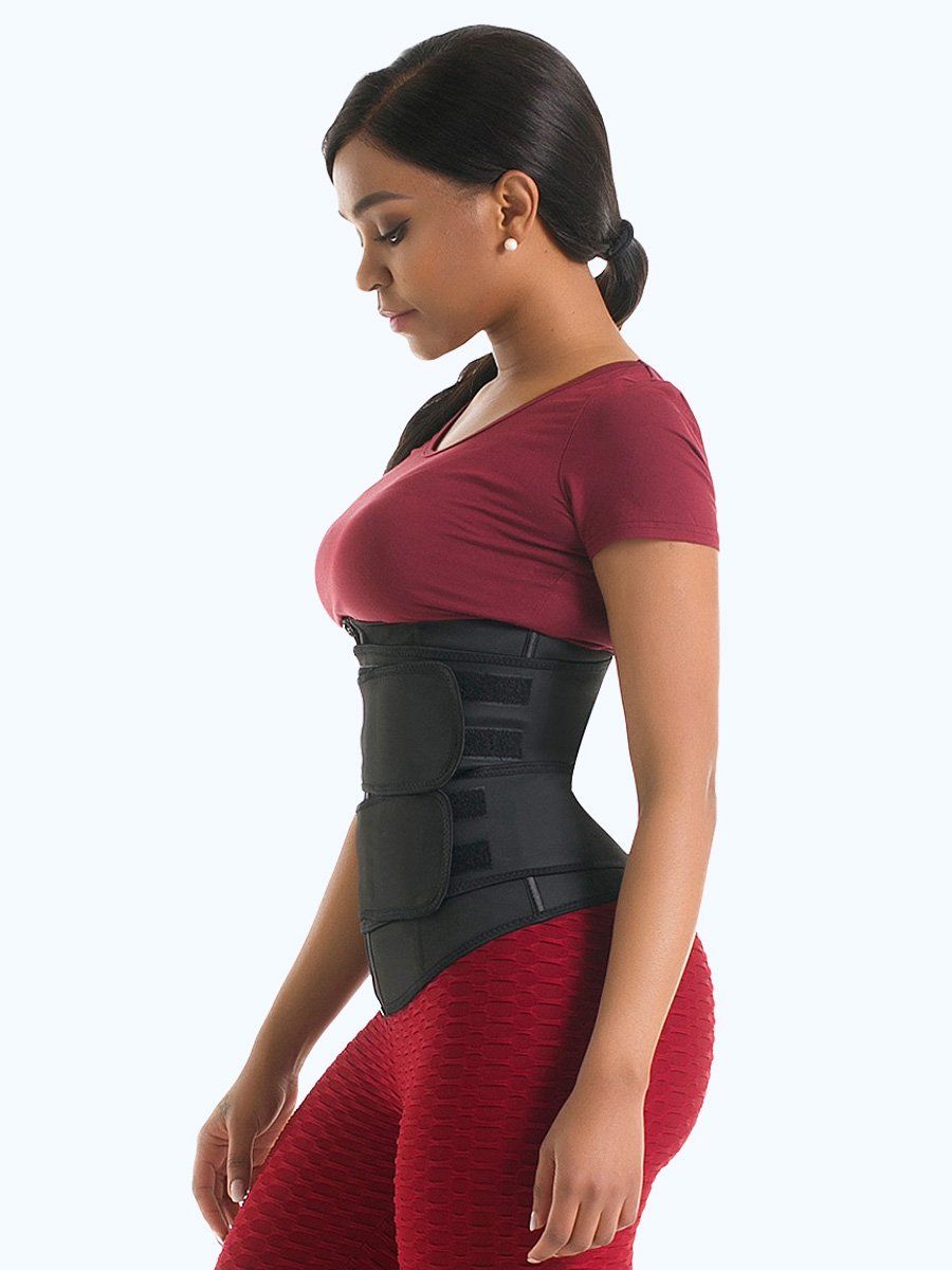 double belt waist trainer