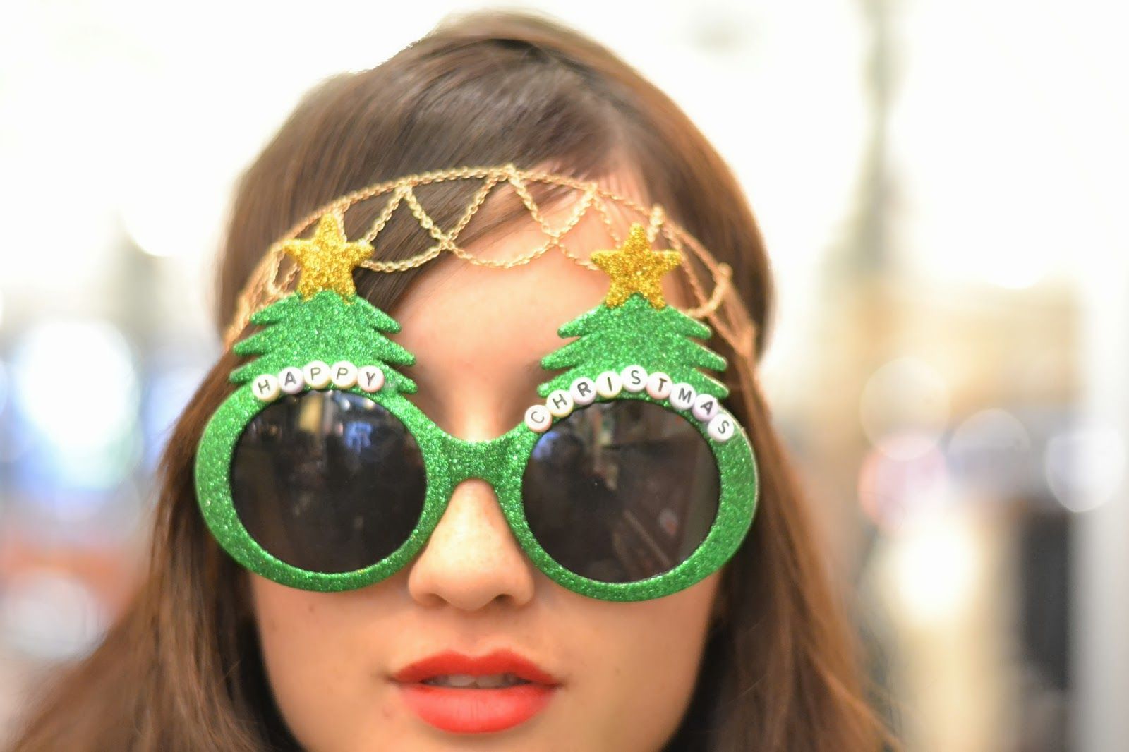 Happy christmas sunglasses