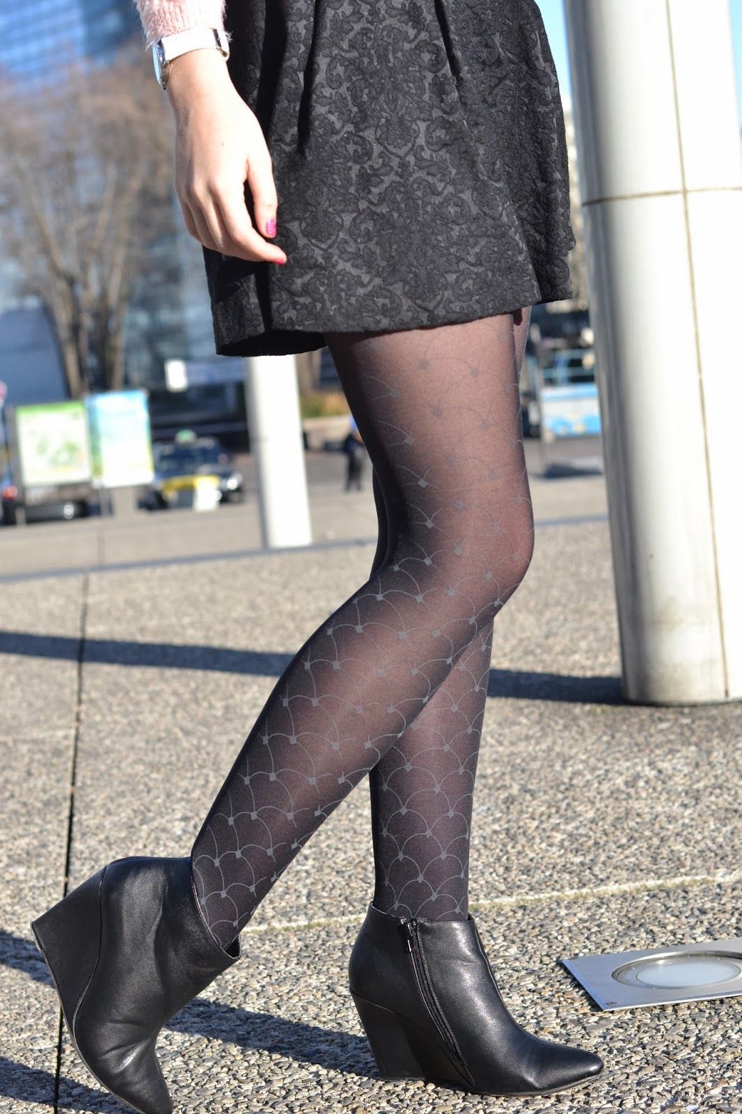 Wedged boots