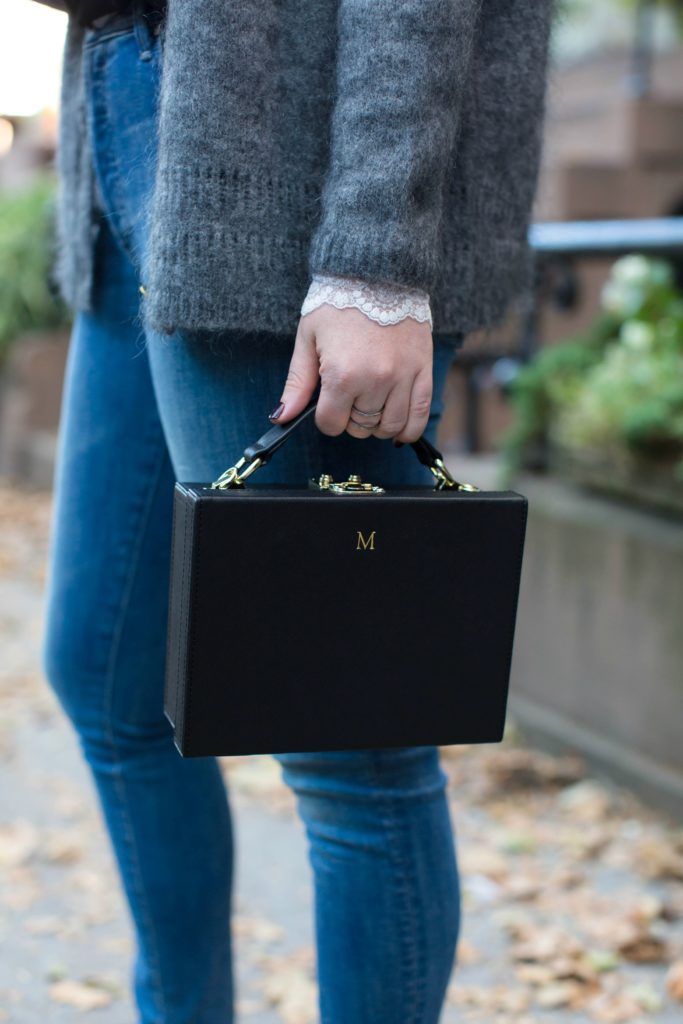 Monogrammed Box Bag