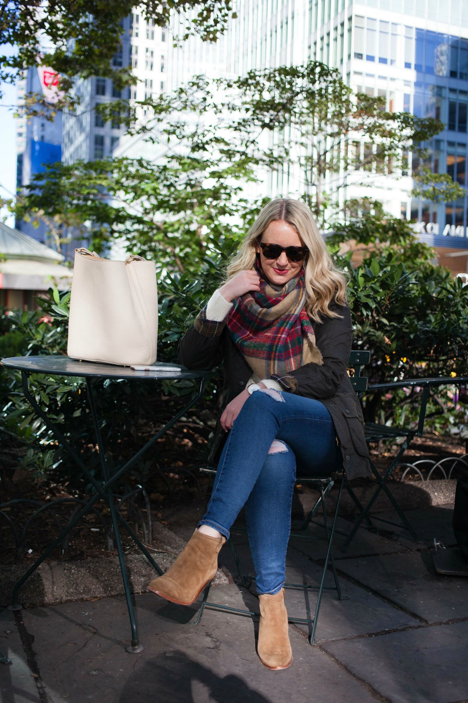 Classic Fall Outfit on Meghan Donovan of wit & whimsy