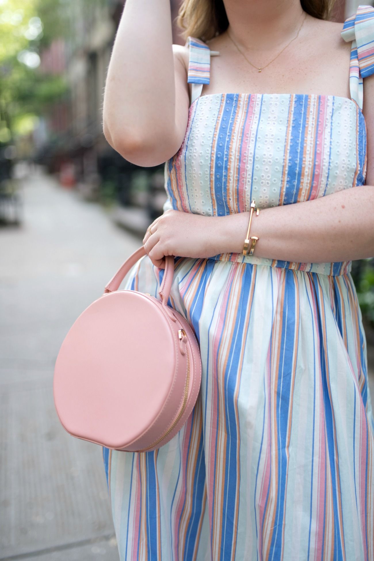 Striped Spring Dress I wit & whimsy
