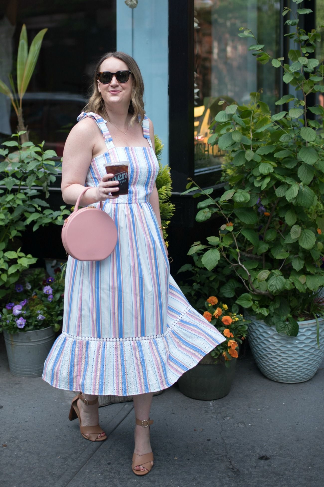 Striped Spring Dress I wit & whimsy