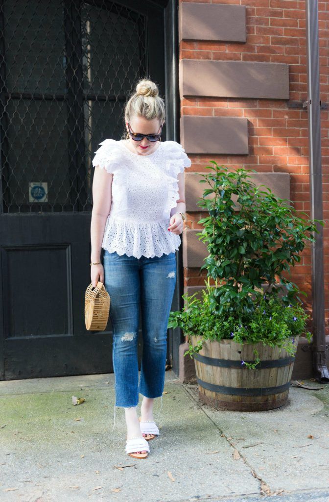 Frayed Hem Denim I wit & whimsy