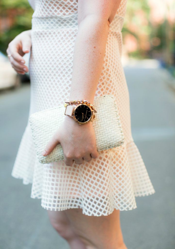 Lace and Mesh Drop Waist Dress on wit & whimsy's Meghan Donovan