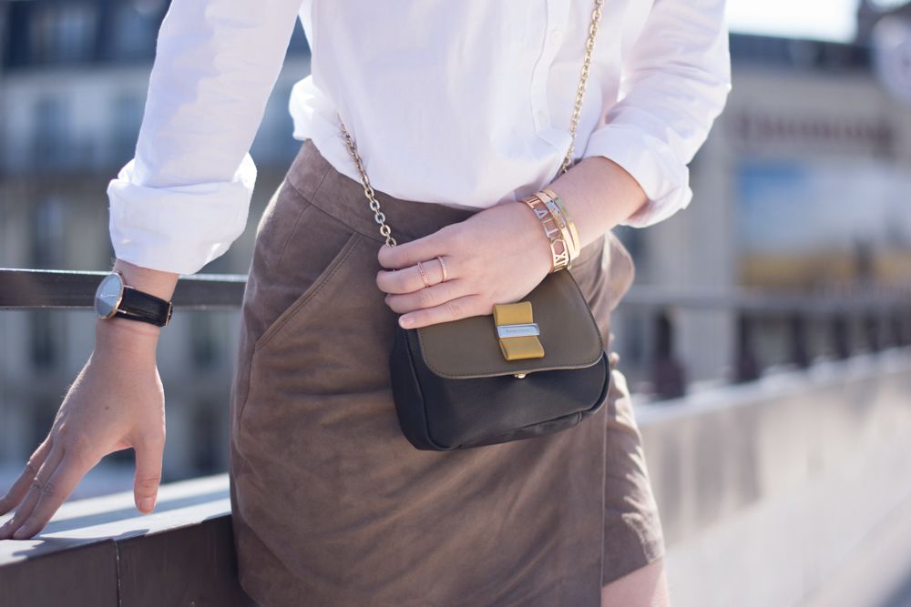 Suede Skirt