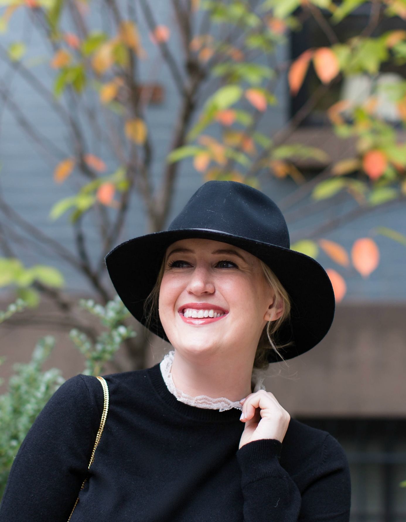 Lace Collar Sweater