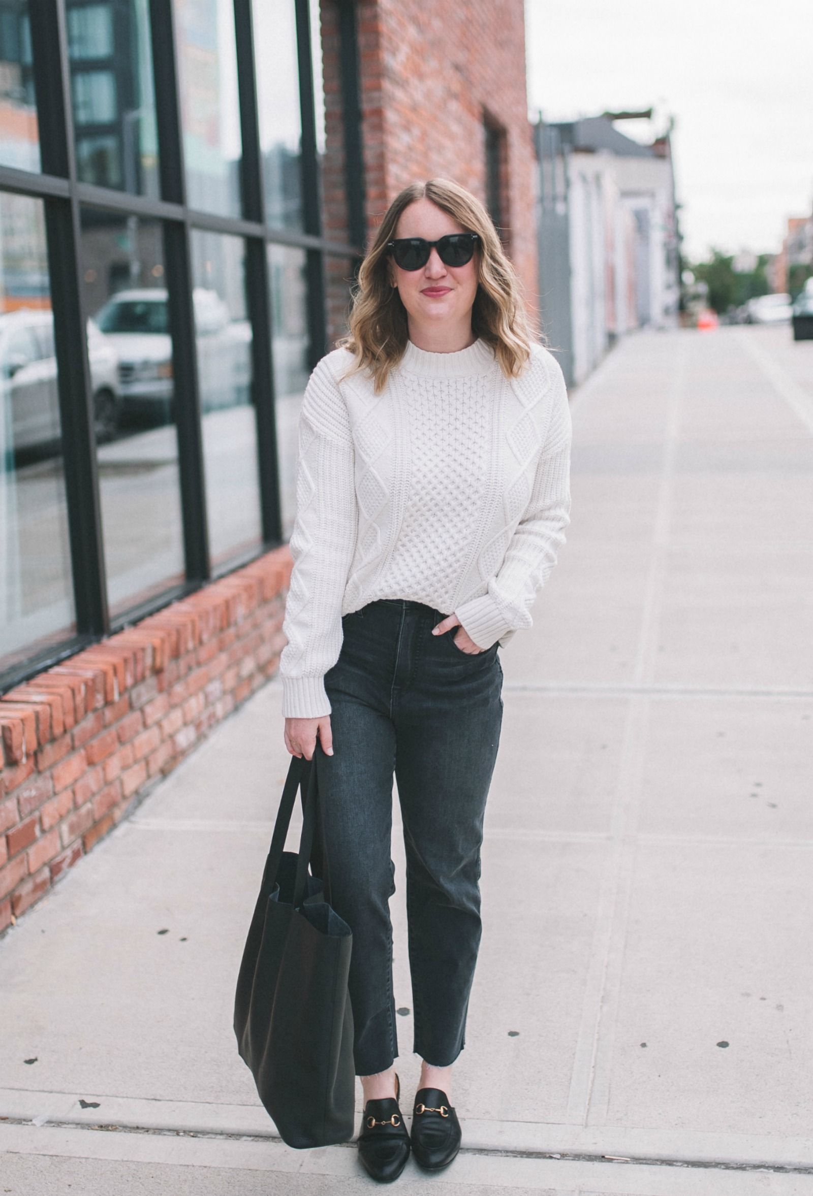 Classic Cable Knit Sweater I wit & whimsy