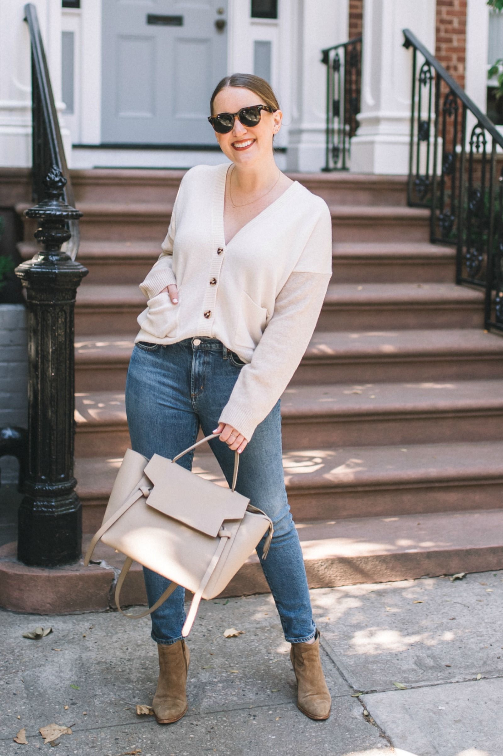 Madewell Colorblock Cardigan I wit & whimsy