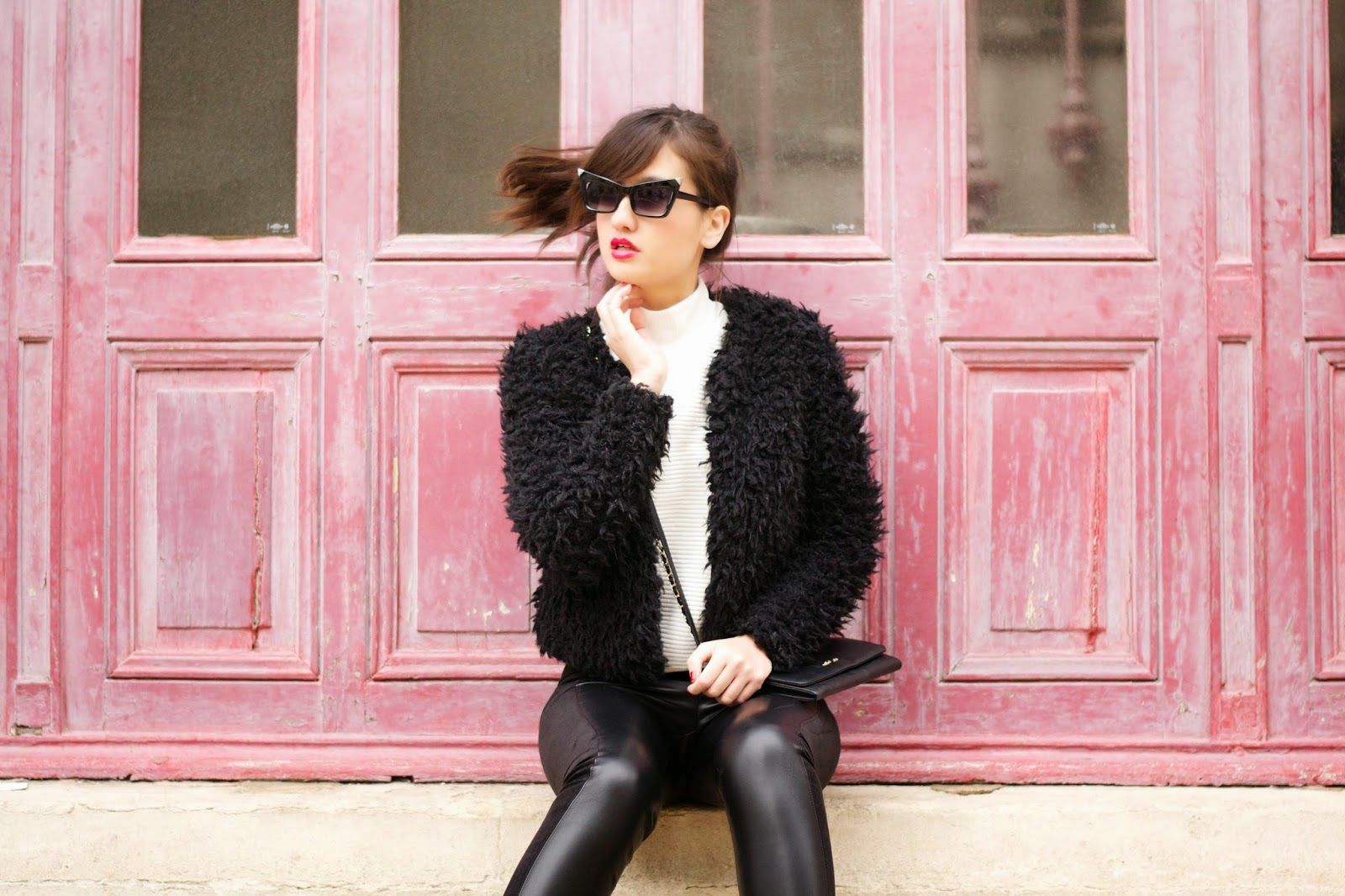 Fluffy cardigan
