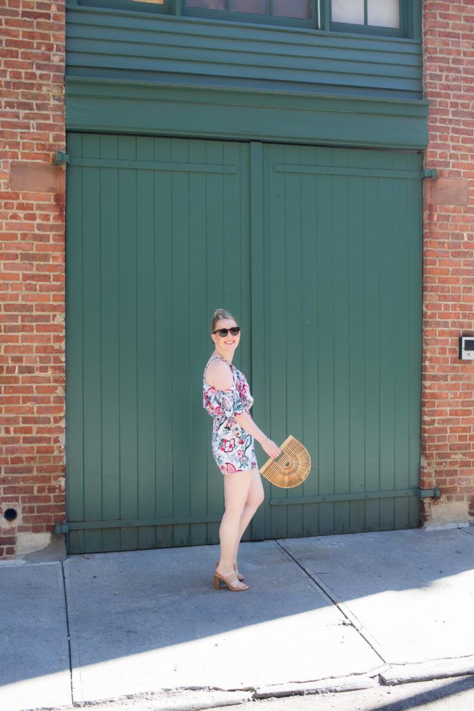 Floral Romper I on Meghan Donovan of wit & whimsy