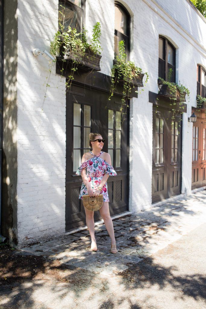 Floral Romper I on Meghan Donovan of wit & whimsy